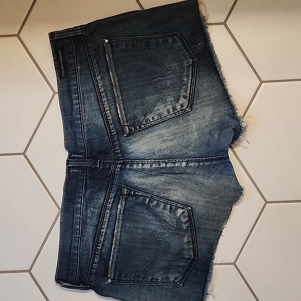 Citizens of Humanity Cutoff Jean Denim Shorts 30 - Picture 4 of 4